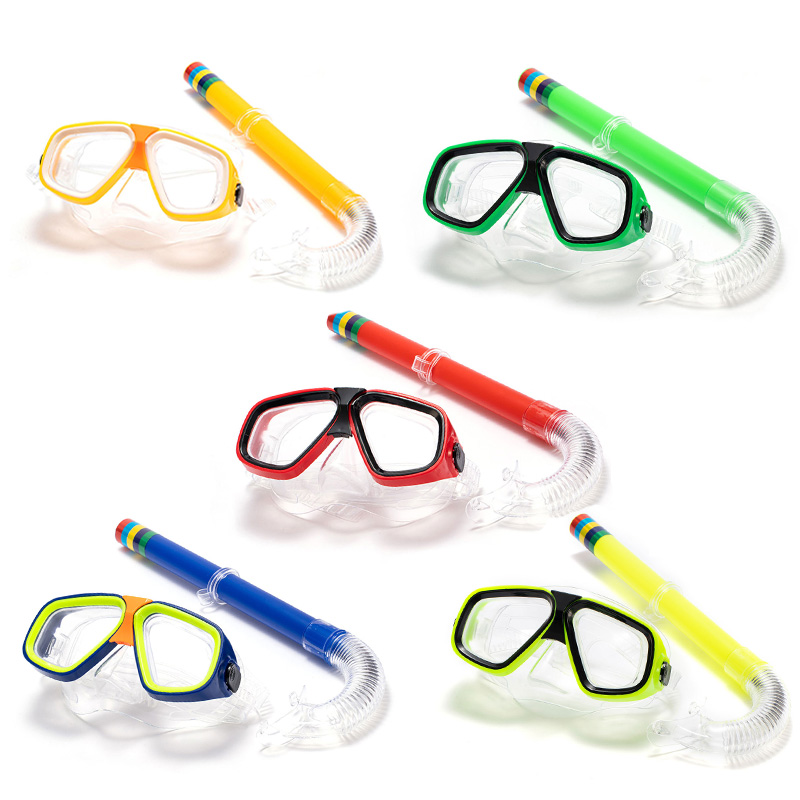 Freediving Mask Set - 성인 어린이 다이빙 고글 마스크 호흡