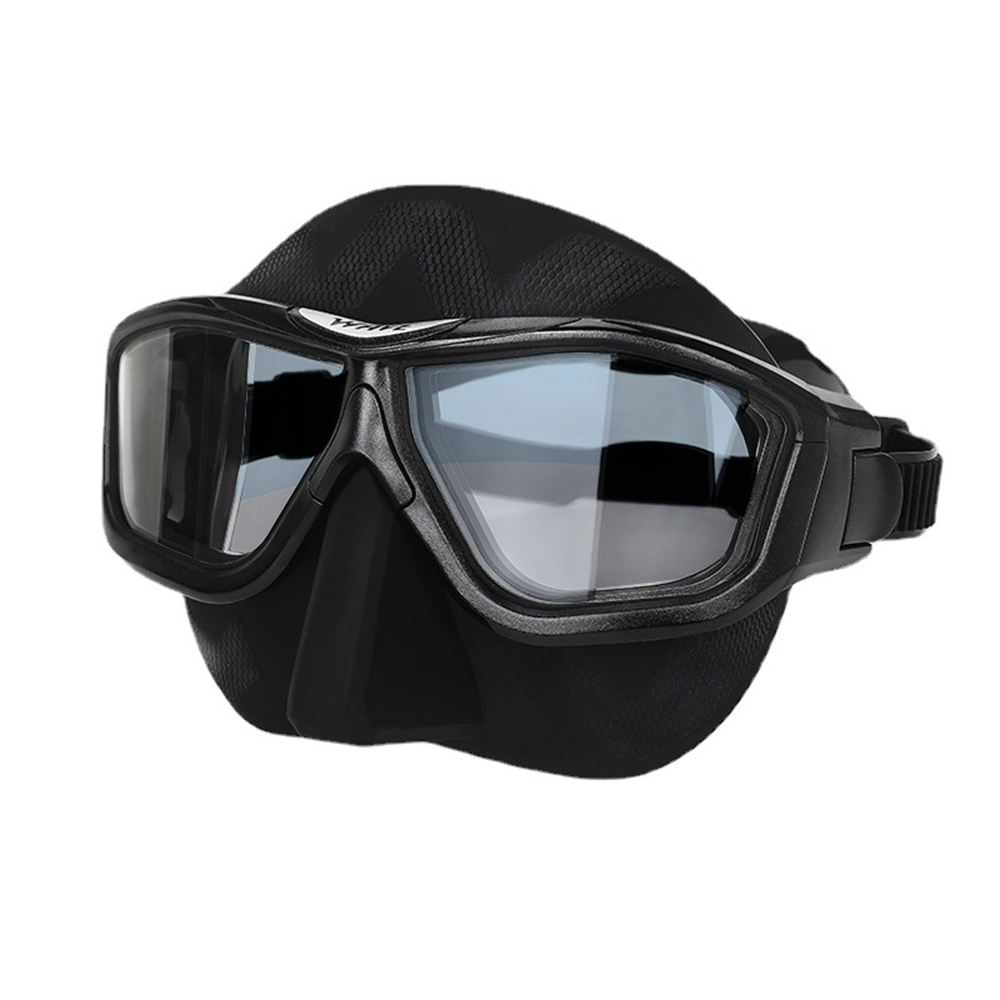 Freediving Mask Set - 새로운 안티 안개 고화질 대형 프레임