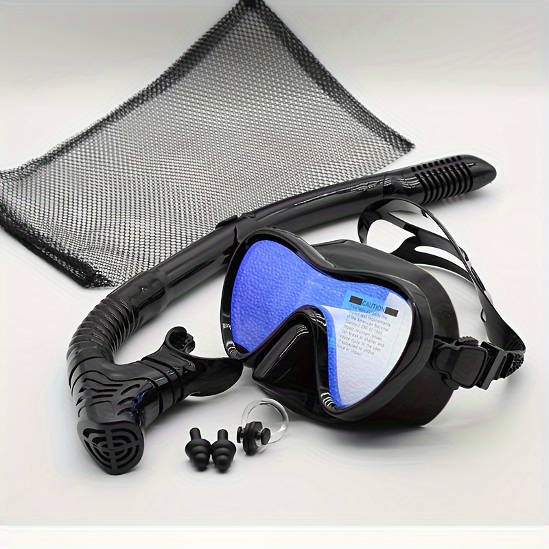 Freediving Mask Set - 전문가용 실리콘 스노클링 마스크 및 호흡