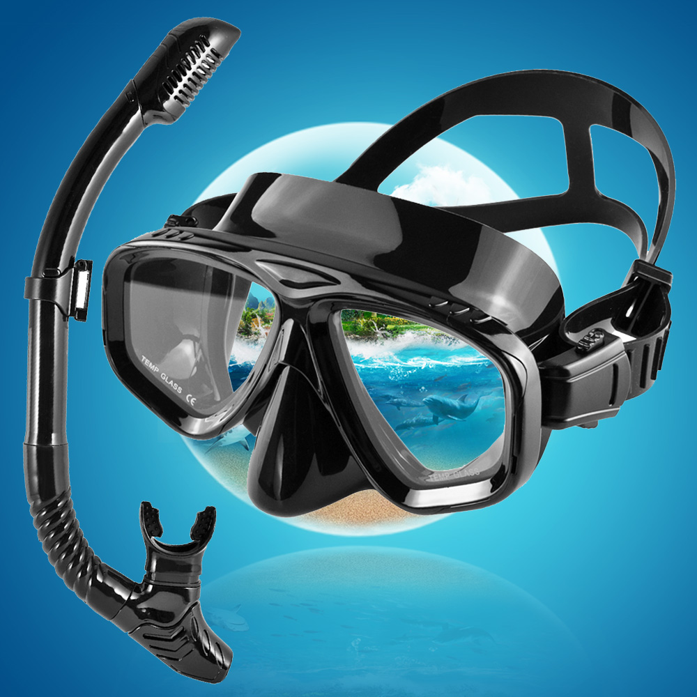 Freediving Mask Set - 드라이 스노클 세트 다이빙 마스크 전문