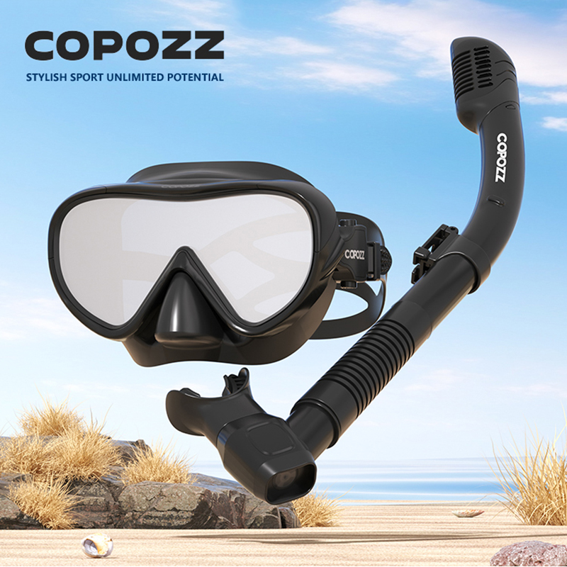 Freediving Mask Set - COPOZZ 새로운 다이빙 마스크 풀 비전
