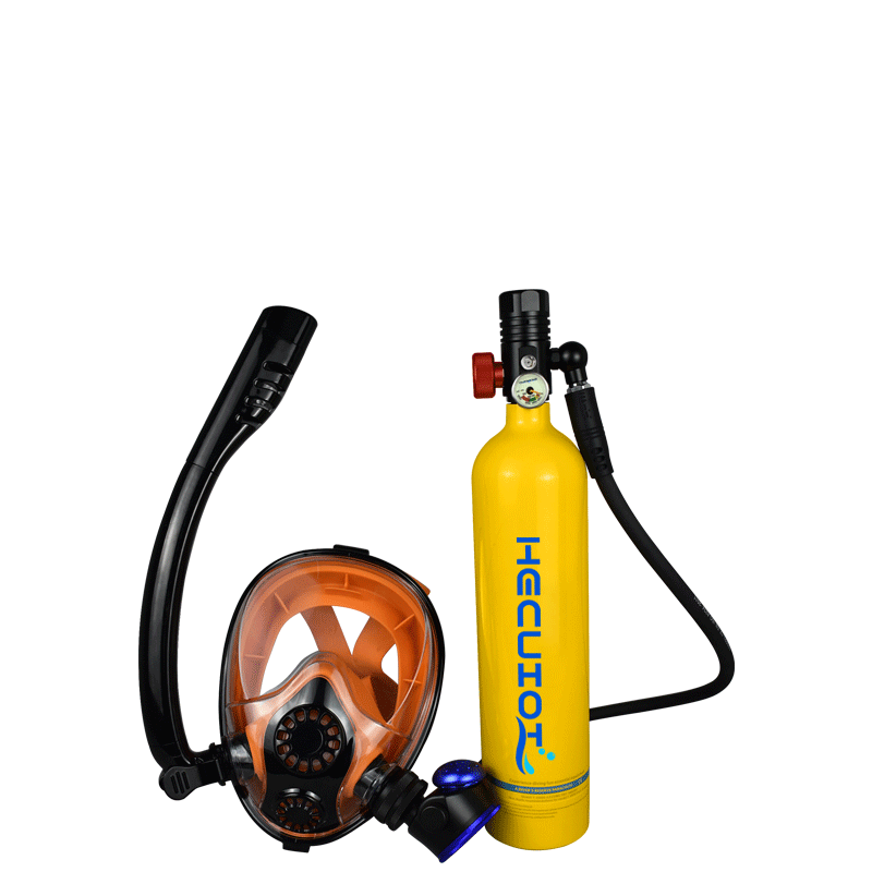 미니 1L스쿠버 다이빙 탱크 세트, 스쿠버 다이빙 탱크 - Freediving Mask Set 리뷰 및 가격