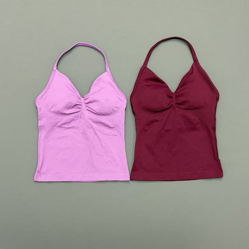 짐 여성용 스포츠 탱크탑 심리스 홀터 스파게티 스트랩  - Aquatic Sports Bra 리뷰 및 가격