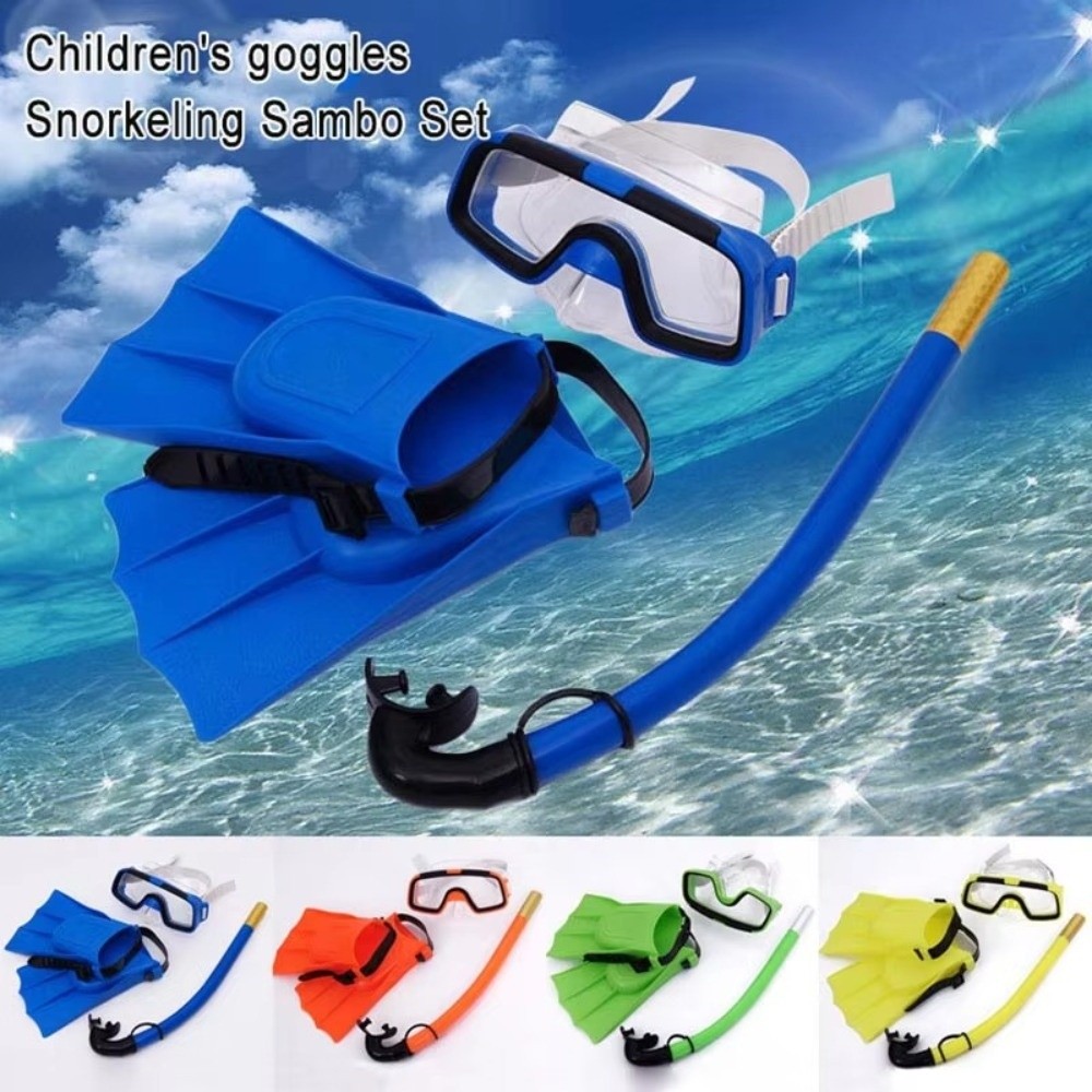 새로운 안티-포그 어린이 다이빙 마스크 세트 조절 가능 - Freediving Mask Set 리뷰 및 가격