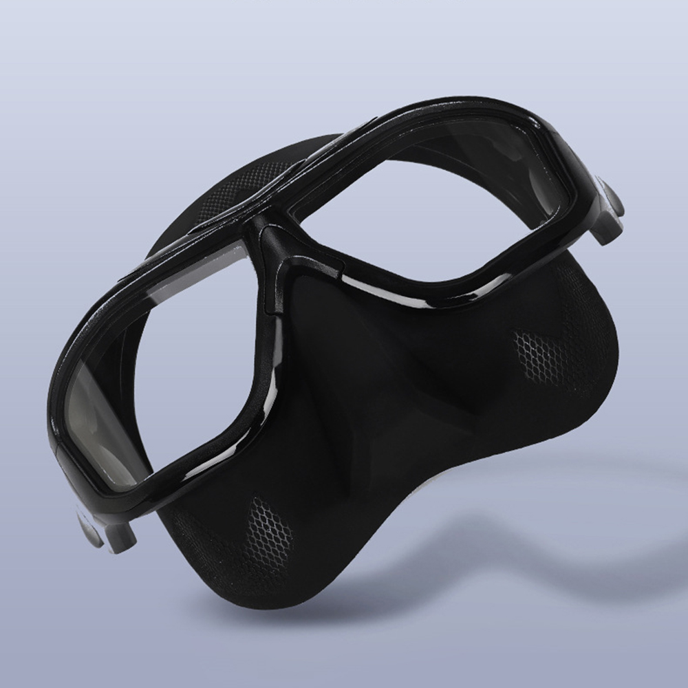 새로운 안티 안개 고화질 대형 프레임 프리 다이빙 마스 - Freediving Mask Set 리뷰 및 가격