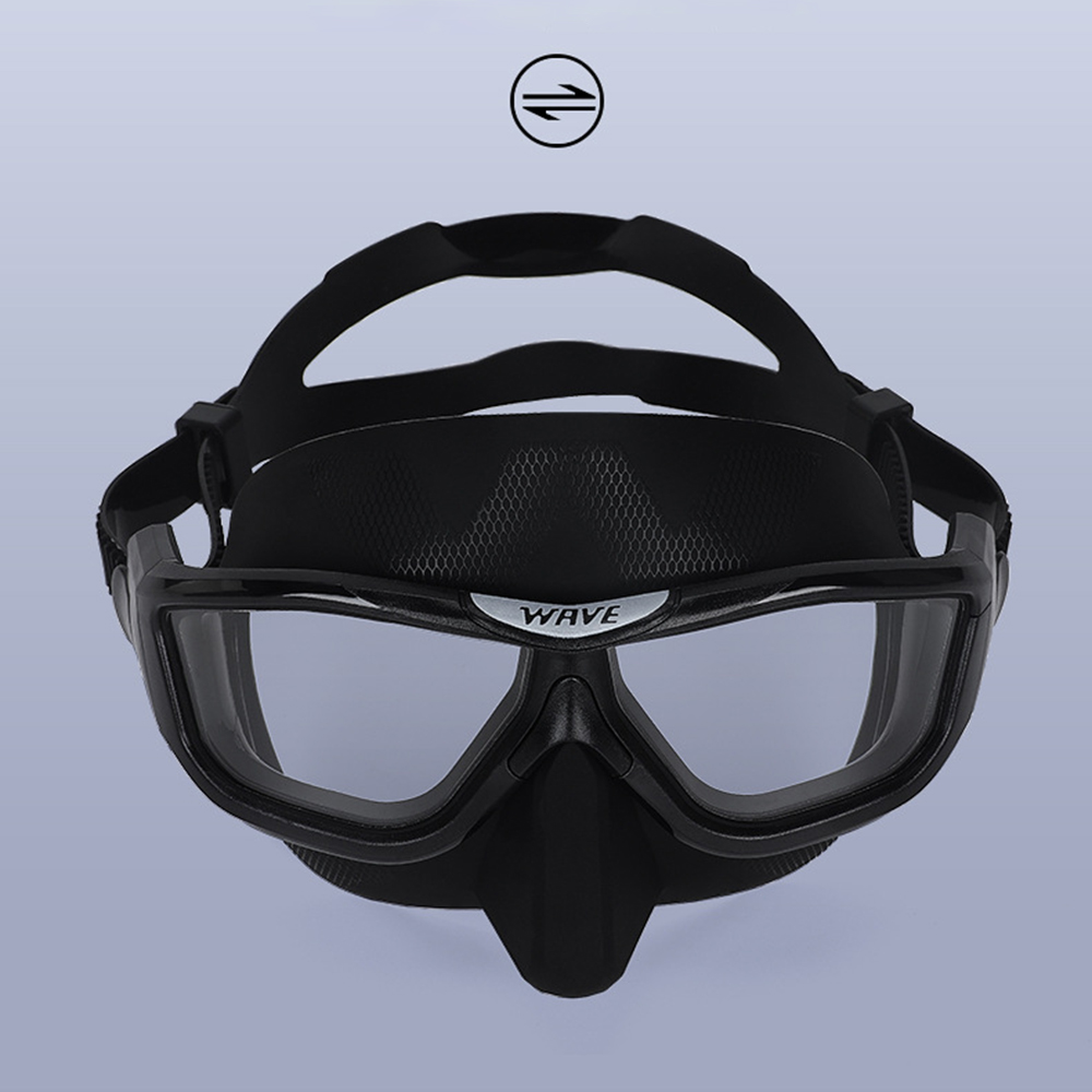 새로운 안티 안개 고화질 대형 프레임 프리 다이빙 마스 - Freediving Mask Set 리뷰 및 가격