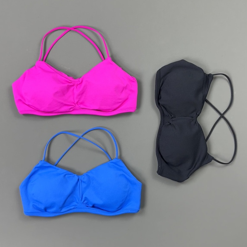 HISTELLO 프론트 러치드 크로스 백 스포츠 브라  - Aquatic Sports Bra 리뷰 및 가격