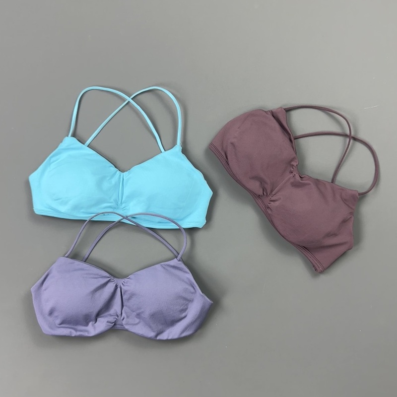 HISTELLO 프론트 러치드 크로스 백 스포츠 브라  - Aquatic Sports Bra 리뷰 및 가격