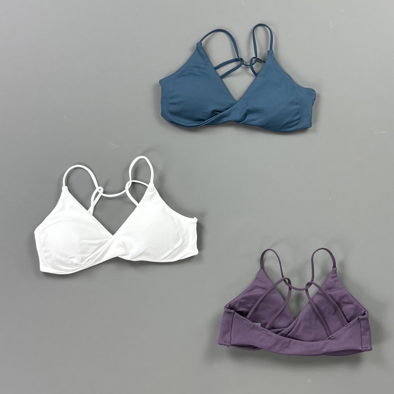 비전 여성 스포츠 브라 V넥 트위스트 프론트 얇은 스트 - Aquatic Sports Bra 리뷰 및 가격