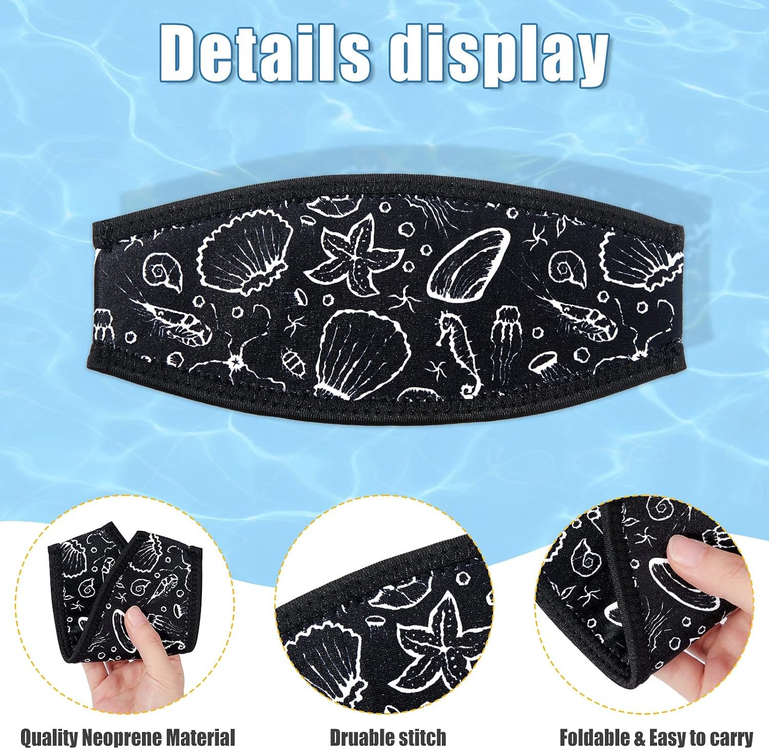 스쿠버 다이빙 마스크 스트랩 커버 네오프렌 재사용 가능 - Freediving Mask Set 리뷰 및 가격