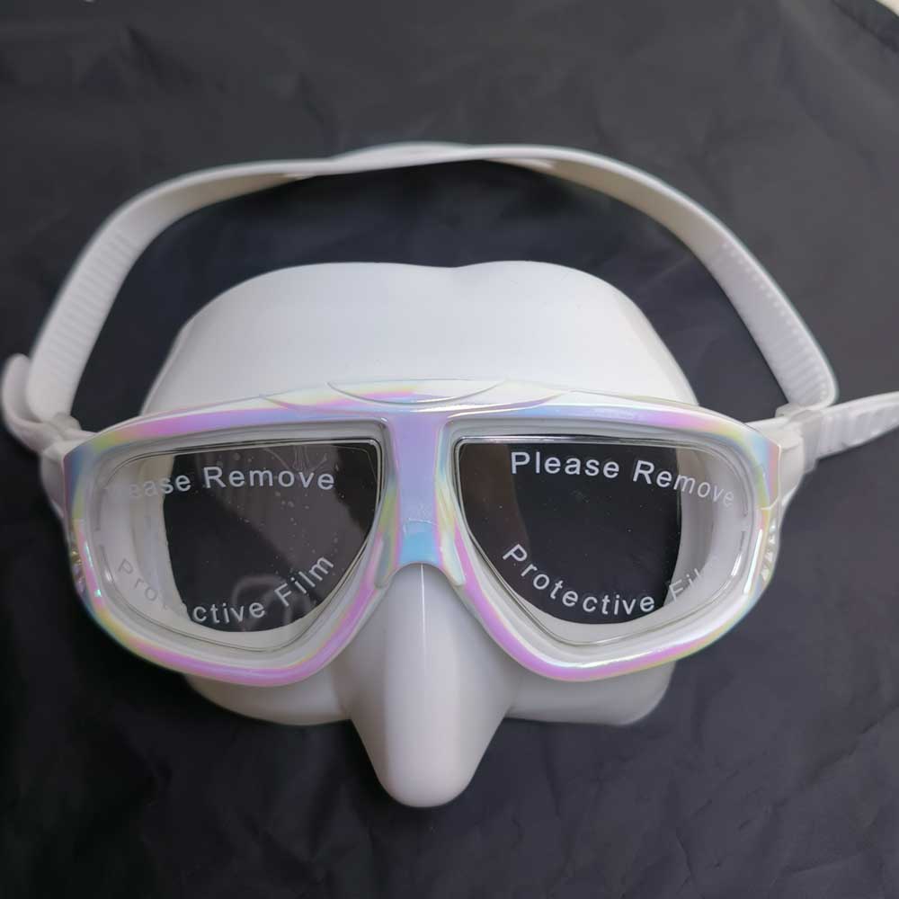 무지개빛 유니섹스 저용량 프리다이빙 마스크 수영용 항알 - Freediving Mask Set 리뷰 및 가격