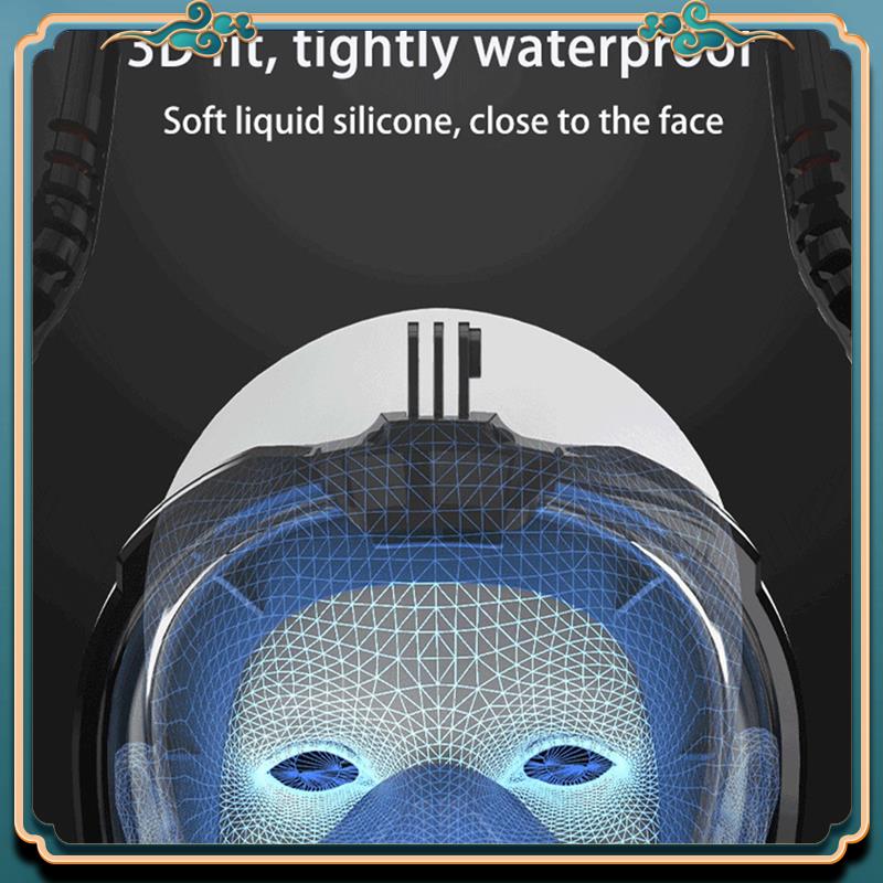 최신 스노클링 마스크 더블 튜브 실리콘 다이빙 마스크  - Freediving Mask Set 리뷰 및 가격