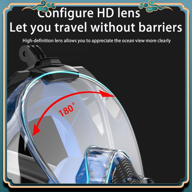 최신 스노클링 마스크 더블 튜브 실리콘 다이빙 마스크  - Freediving Mask Set 리뷰 및 가격