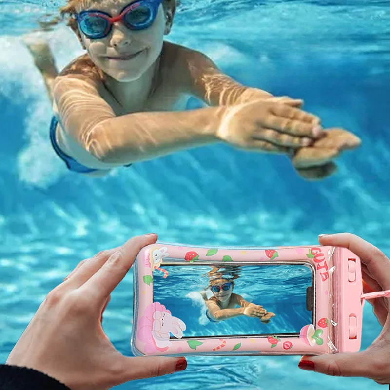 1pc 방수 만화 전화 케이스 방수 가방 수상 스포츠  - Aquatic Sports 리뷰 및 가격