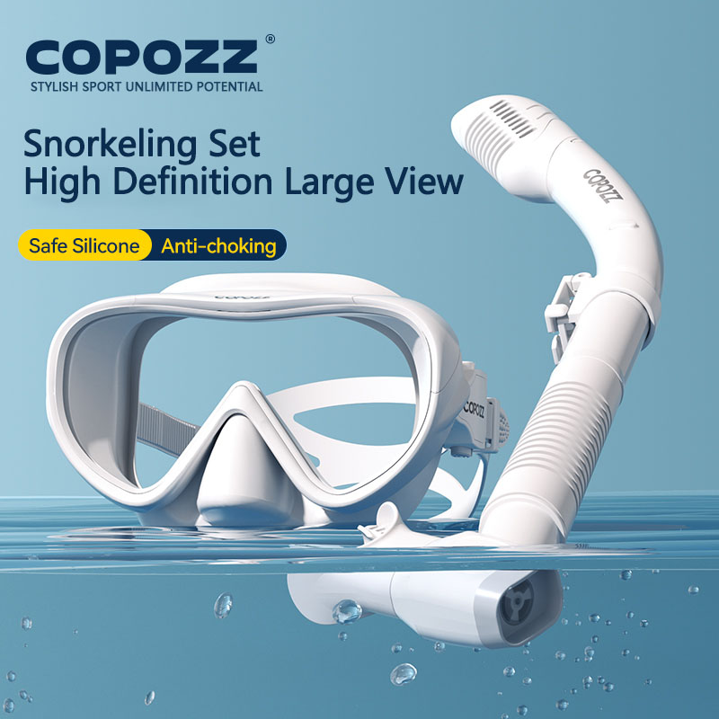 COPOZZ 새로운 다이빙 마스크 풀 비전 마스크 수중 - Freediving Mask Set 리뷰 및 가격