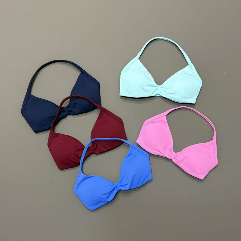 여성용 홀터 스포츠 브라 V넥 패드 내장 요가 브라 탈 - Aquatic Sports Bra 리뷰 및 가격