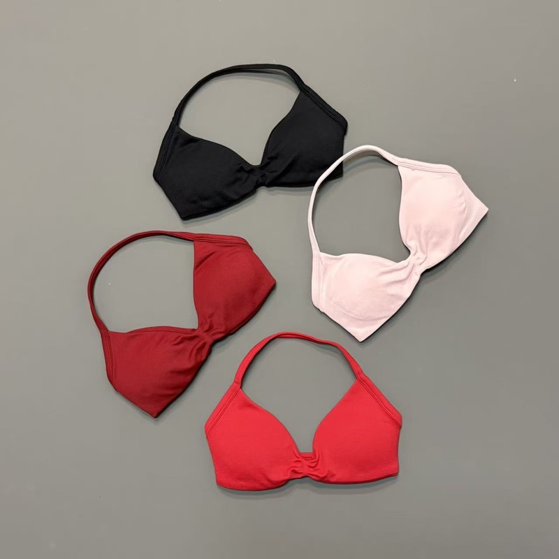 여성용 홀터 스포츠 브라 V넥 패드 내장 요가 브라 탈 - Aquatic Sports Bra 리뷰 및 가격